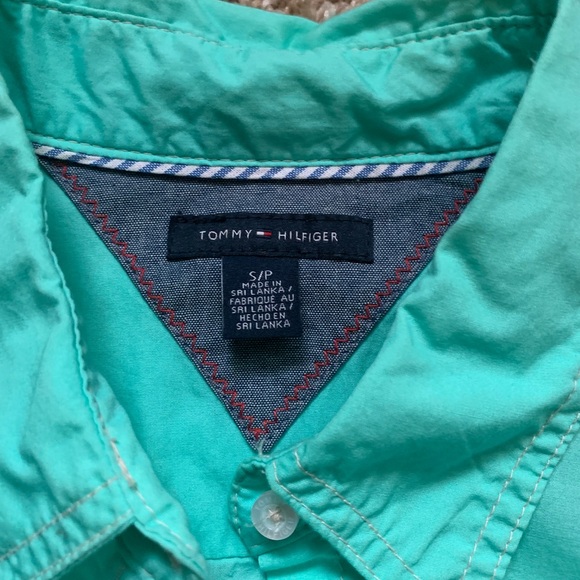 TOMMY HILFIGER Turquoise Button Down Shirt
sz S/P - Picture 5 of 5